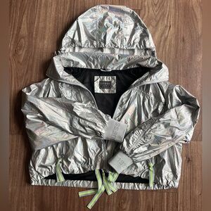 GUESS Women’s Holographic Windbreaker